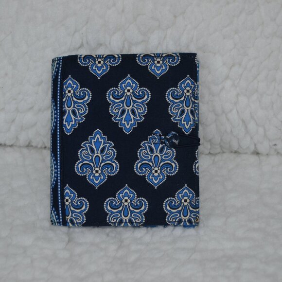 Vera Bradley blue purse sized notebook with pen - Picture 3 of 11